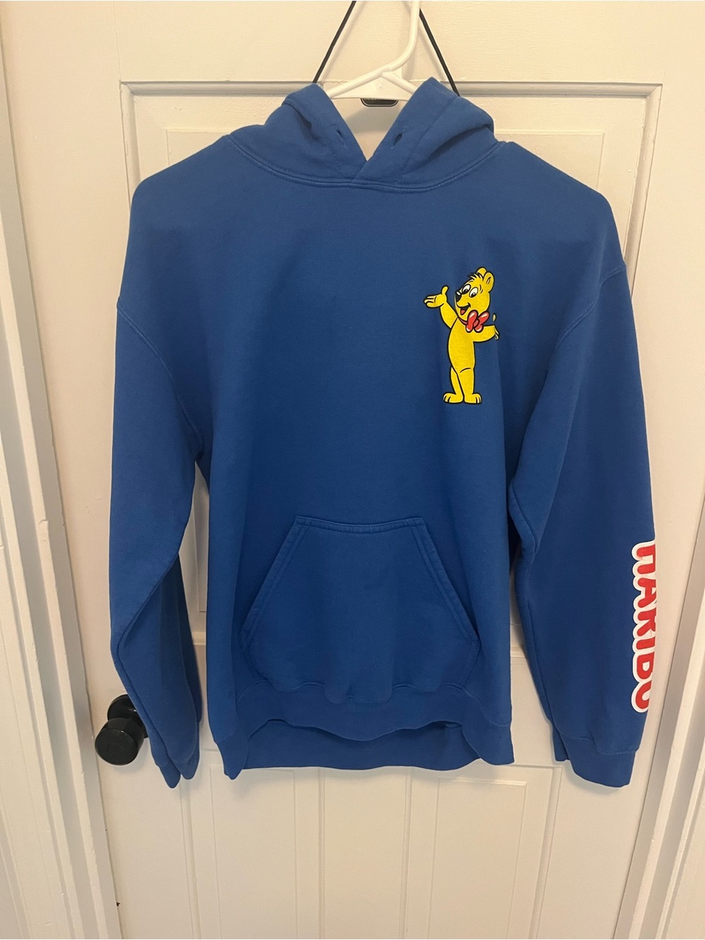 Blue Haribo Gummy Bear Graphic Hoodie
